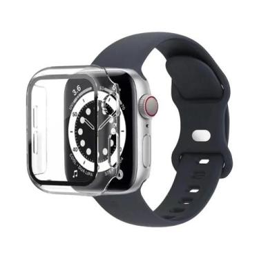Imagem de Pulseira De Silicone Para Apple Watch 44mm 41mm 45mm 40mm 38mm 42mm Co