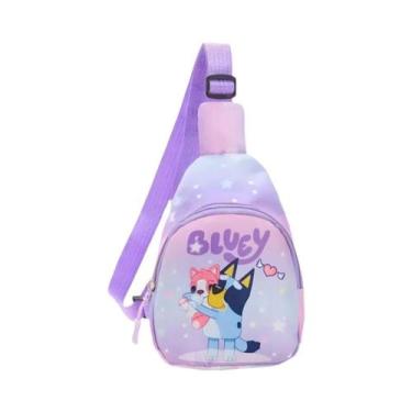Imagem de Mochila Infantil Bluey Bingo Com Figura De Anime, Bolsa Escolar Mini M