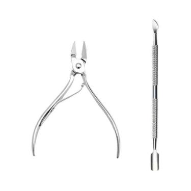 Imagem de Cortador De Unhas Em Aço Inoxidável, Tesoura Multifuncional, Removedor