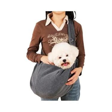 Imagem de Bolsa Transversal Para Animais De Estimação, Transportadora Portátil P