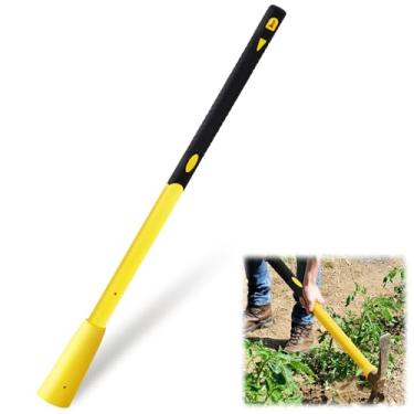 Imagem de Bucherry 1 peça de substituição de alça de picareta de 91 cm com aderência macia, alça de machado de fibra de vidro resistente, para jardinagem, paisagismo, quintal e trabalho ao ar livre
