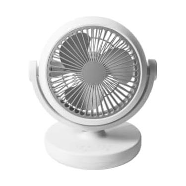 Imagem de Ventilador de Mesa, 3 Velocidades, 1800mAh, 20x25, 3modos, Portátil, Branco