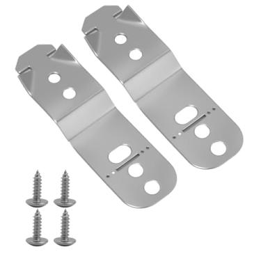 Imagem de KAKUPPA Pacote com 2 suportes de montagem para lava-louças, substituição para Bosch 00619985 00605007 00628371, kit universal de suporte estabilizador de bancada para máquinas de lavar louça Kenmore