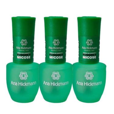 Imagem de Kit 3 Esmalte para Micose Anti Fungos Óleo de Melaleuca Antifungico Ba
