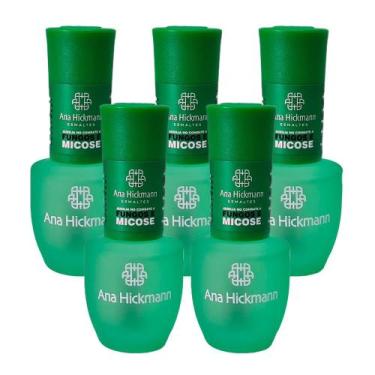 Imagem de Kit 5 Esmalte para Micose Anti Fungos Óleo de Melaleuca Antifungico Ba