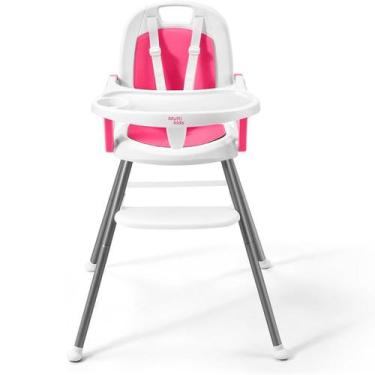 Imagem de Cadeira de Alimentação 3 em 1 Berry Baby Rosa Multikids