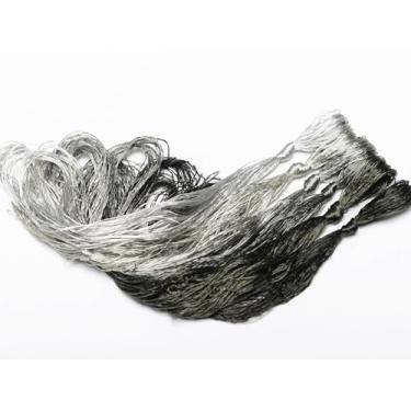 Imagem de RUSHIGUAN 100% pura natureza amoreira fio de seda acessório de joias flores artificiais ponto cruz bordado fio diy kits de costura 6 cores gradientes 22 m cada (2)