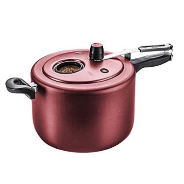 Imagem de Panela De Pressão 10 Litros Visor Antiaderente Cereja - Mta, MTA