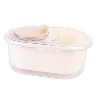 Imagem de Tigela de Arruela de Frutas Spinner, Giratória de Limpador de Frutas de Grande Capacidade para Lavar Frutas Lavadora de Frutas Spinner Facro Fácil de Operar Manual Grande (WHITE)