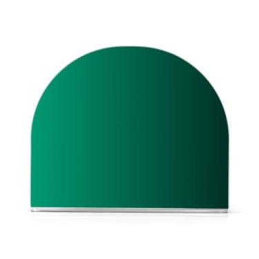 Imagem de Porta-guardanapos de acrílico gradiente verde preto, dispensador de guardanapos em forma de U, serve para 50-60 guardanapos, suportes de toalhas de papel
