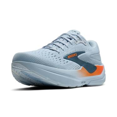 Imagem de Brooks Ghost Max 3 Neutral Tênis de corrida e caminhada masculino, Skyway/azul/laranja, 38