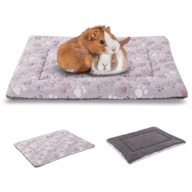 Imagem de BVAGSS Almofada reversível para cães, tapete de cama de espuma viscoelástica para animais de estimação, macio, quente, lavável à máquina, colchão para canil de dormir para cães pequenos e médios XH079