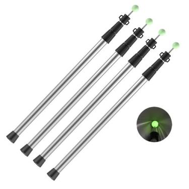 Imagem de Juego de 4 postes telescópicos para tienda SANLIKE de aluminio, 96 cm 