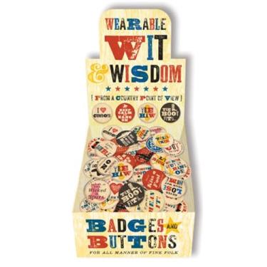 Imagem de Button Box - Wearable Wit & Wisdom Buttons
