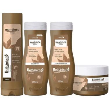 Imagem de Kit Mandioca E Coco Completo 250ml 4 Itens Bothanico - Bothânico