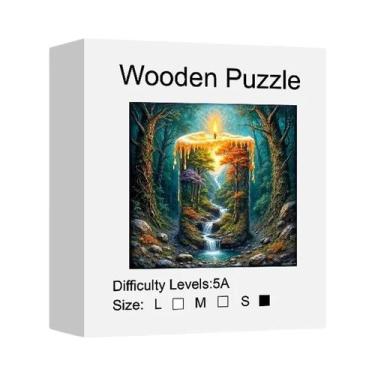 Imagem de Quebra-Cabeça De Madeira Para Adultos De Alta Dificuldade Com Cenário 