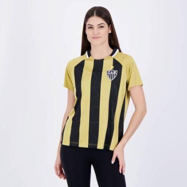 Imagem de Camisa Atlético Mineiro Euforia Feminina Dourada - Braziline, G