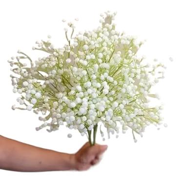 Imagem de Buquê de Mosquitinho Artificial com Galhos 62 cm – Flores Artificiais Decorativas para Arranjo de Mesa e Decoração(1 unidade)