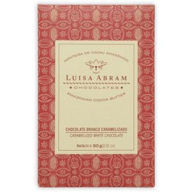 Imagem de Chocolate Branco Caramelizado Luisa Abram 80g