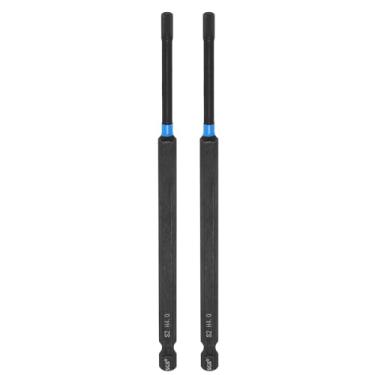 Imagem de HARFINGTON 2 peças chave sextavada broca 4 mm (H4) haste sextavada 1/10.2 cm 6" (150 mm) comprimento S2 aço hexagonal magnético chave de fenda chave de fenda