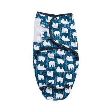 Imagem de Saco De Dormir Para Bebê Recém-Nascido 100% Algodão, Cobertor Espesso,