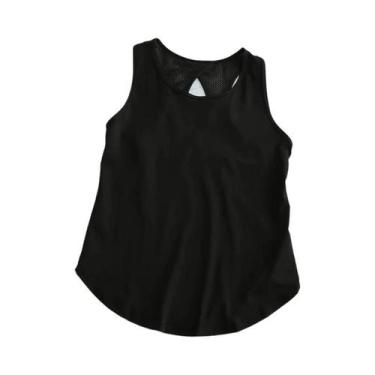 Imagem de Camiseta Sem Costas De Secagem Rápida Para Mulheres, Top Casual De Ver