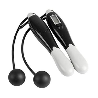 Imagem de Pular Corda de com Handle Digital para Treino Contador Calorias e Timer Treinamento Fitness Ajustável Homens Mulheres