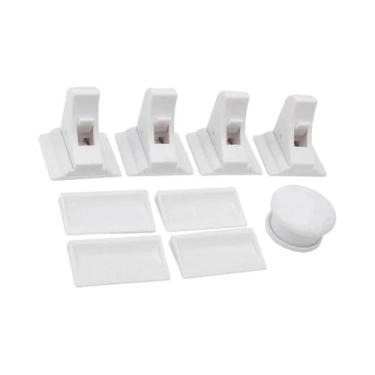 Imagem de Trava Magnética De Segurança Para Crianças Para Porta De Armário E Gav