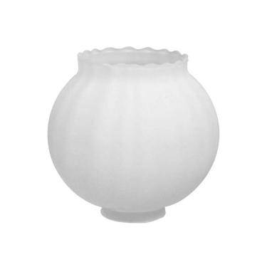 Imagem de Vidro Cúpula Bola Muller Americana Canelada Fosca BC46