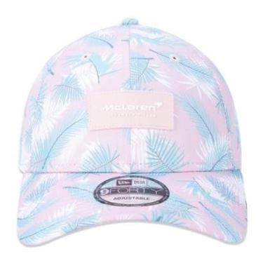 Imagem de BONÉ NEW ERA 940 MCLAREN RACING EDIÇÃO ESPECIAL GP MIAMI NEP22BON017 ROSA AZUL-Masculino