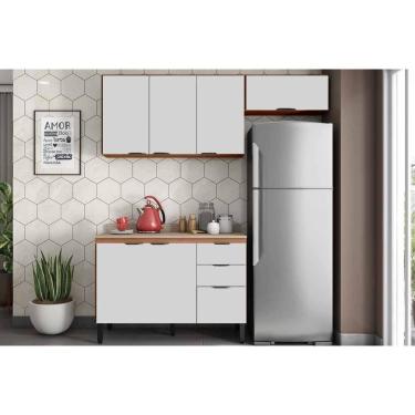 Imagem de Cozinha Modulada Demóbile 3 Peças Firenze C3P51 Amendola/Nude Prime TX