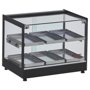 Imagem de Estufa Para Salgados Reta Master Quadrada Dupla 6 Bandejas EAMRD6 Edan