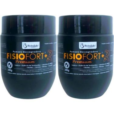 Imagem de Kit com 2 Pomada Massageadora FisioFort Premium 240g - Bio Instinto