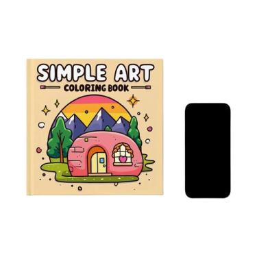 Imagem de Livro De Colorir Para Adultos: Cenas Aconchegantes E Fofas BOLD-EASY D