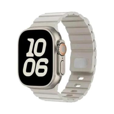 Imagem de Pulseira Magnética De Silicone 46mm 45mm 44mm 41mm 42mm 40mm Para Appl