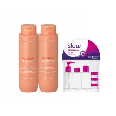 Imagem de Kit Braé Stages Nutrition Shampoo e Condicionador 250ml + Kit Viagem L