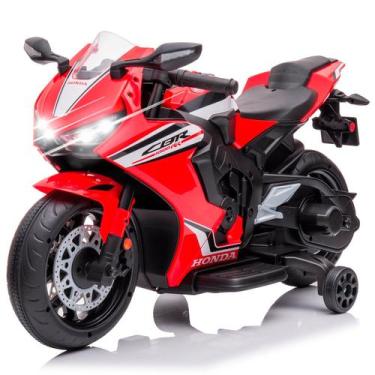 Imagem de Mini Moto Elétrica 6V Honda CBR 1000RR Infantil Carregador Bivolt 110v