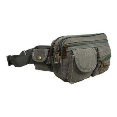 Imagem de Pochete De Cintura Em Lona Resistente Confortável Masculina - Keuven, 