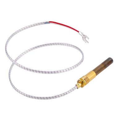 Imagem de Gerador de Termopilha 61cm 750mV, Q313A Termopar Universal Resistente a Altas Temperaturas para Lareira a Gás Aquecedor de Água Forno Fritadeira e Churrasqueira