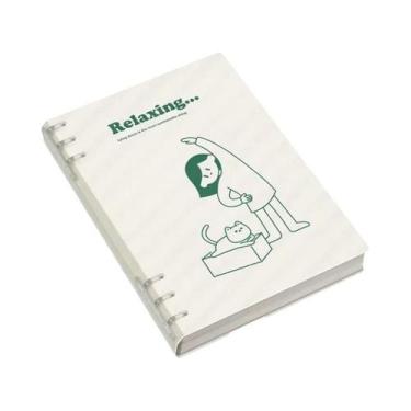 Imagem de Caderno De Folhas Soltas A5/B5 60 Folhas 120 Páginas Cachorrinho Panda