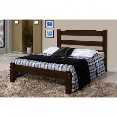Imagem de Cama de Casal Veneza de Madeira Maciça Tauari