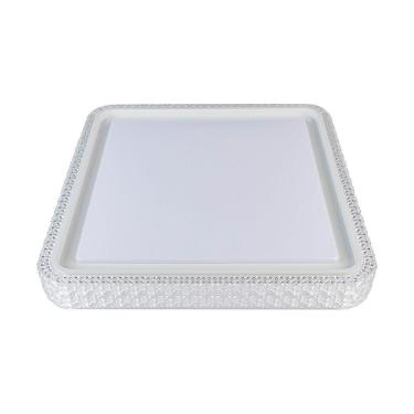 Imagem de Plafon Nordecor Kenle 2666 Quadrado Led Bivolt Branco Branco 2666