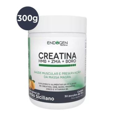 Imagem de Creatina + HMB + ZMA + BORO - 300g Limão Siciliano - Endogen-Masculino