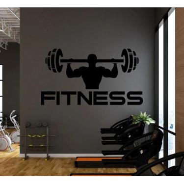 Imagem de Adesivo de parede  academia e musculação  - Ambiente dekorado, 70cm, p