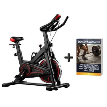 Imagem de Bicicleta Ergométrica Spinning Volante Inercia 6kg + E-book Treino em 