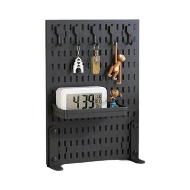 Imagem de Organizador De Mesa Para Home Office: Pegboard Vertical Ou Suporte De 