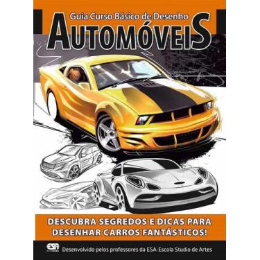 Imagem de Revista Guia Curso Básico de Desenhos Automóveis - Editora On Line