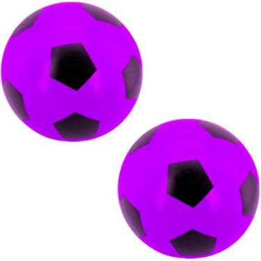 Imagem de 02x Bola De Vinil Pingo Dente De Leite Futebol Kit Atacado - Supri Lar