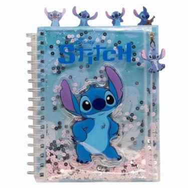 Imagem de Caderno Pocket Removível STITCH DISNEY 24X15cm Zona Criativa