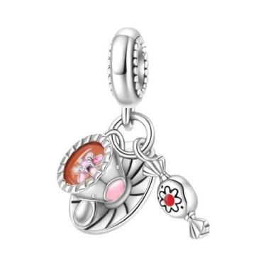 Imagem de Pingentes De Prata 925 Para Pulseiras De 3mm, Joias DIY Com Temas De C